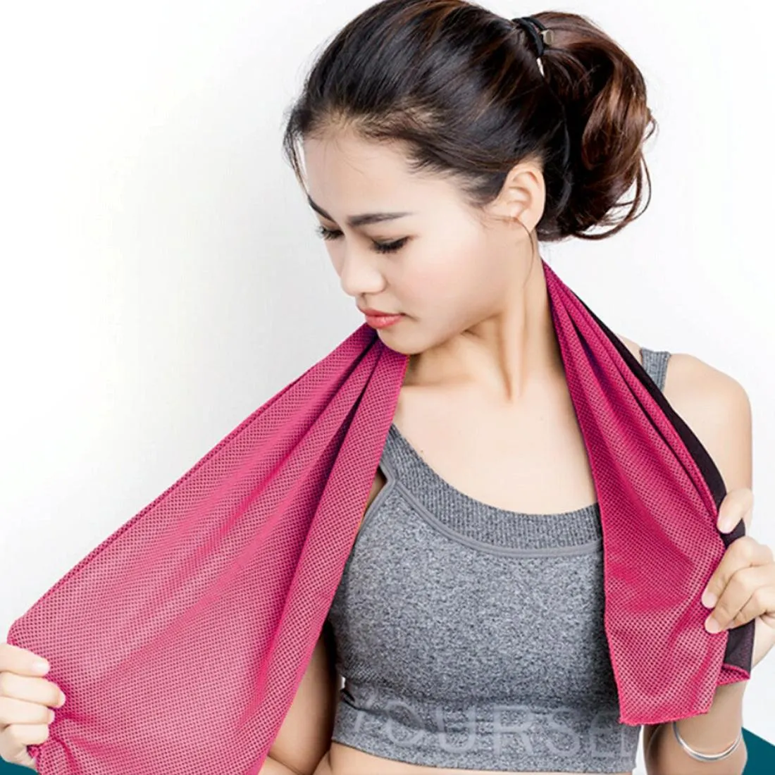 2-pack Enduring Ice Towels - Microfiber Fabric 30*100cm - Ideal for Gym and Sports