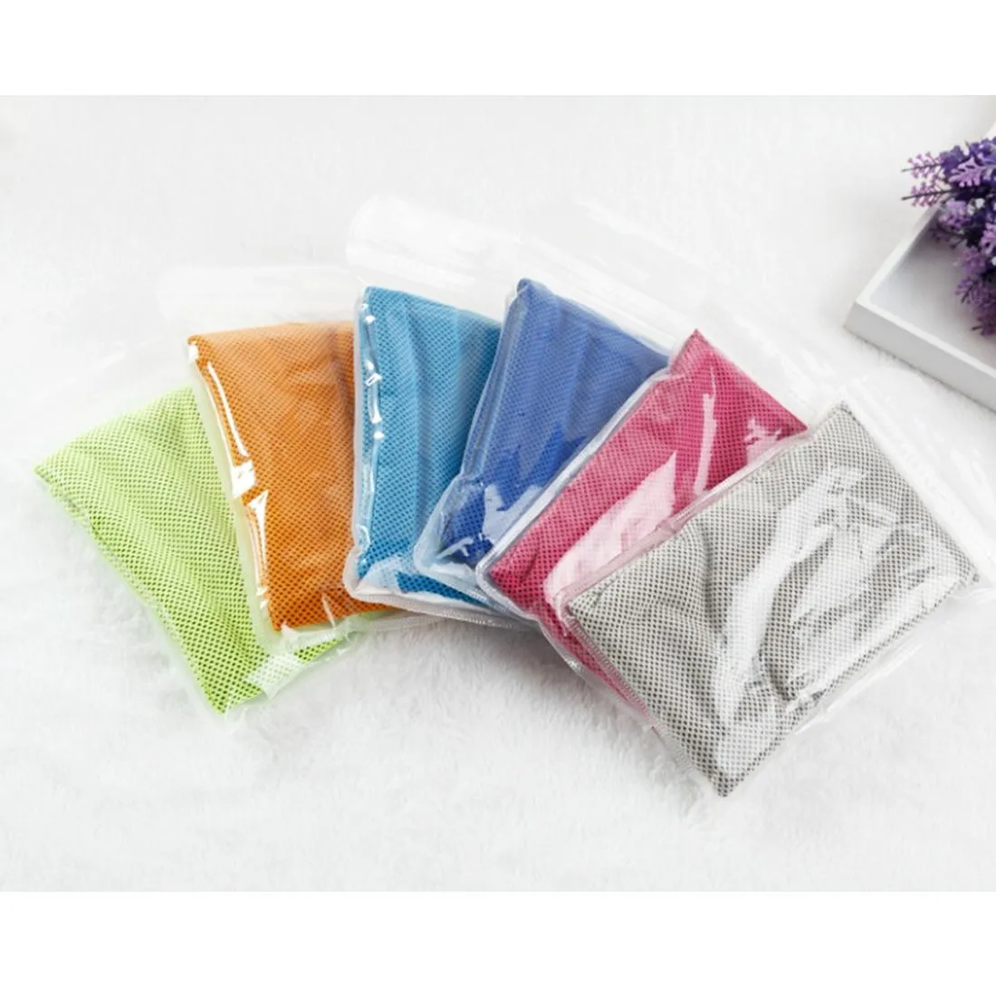2-pack Enduring Ice Towels - Microfiber Fabric 30*100cm - Ideal for Gym and Sports