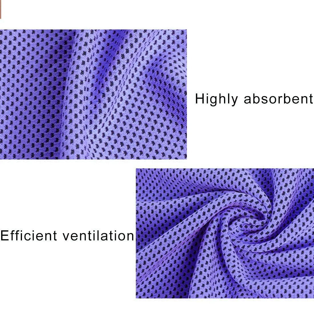 2-pack Enduring Ice Towels - Microfiber Fabric 30*100cm - Ideal for Gym and Sports