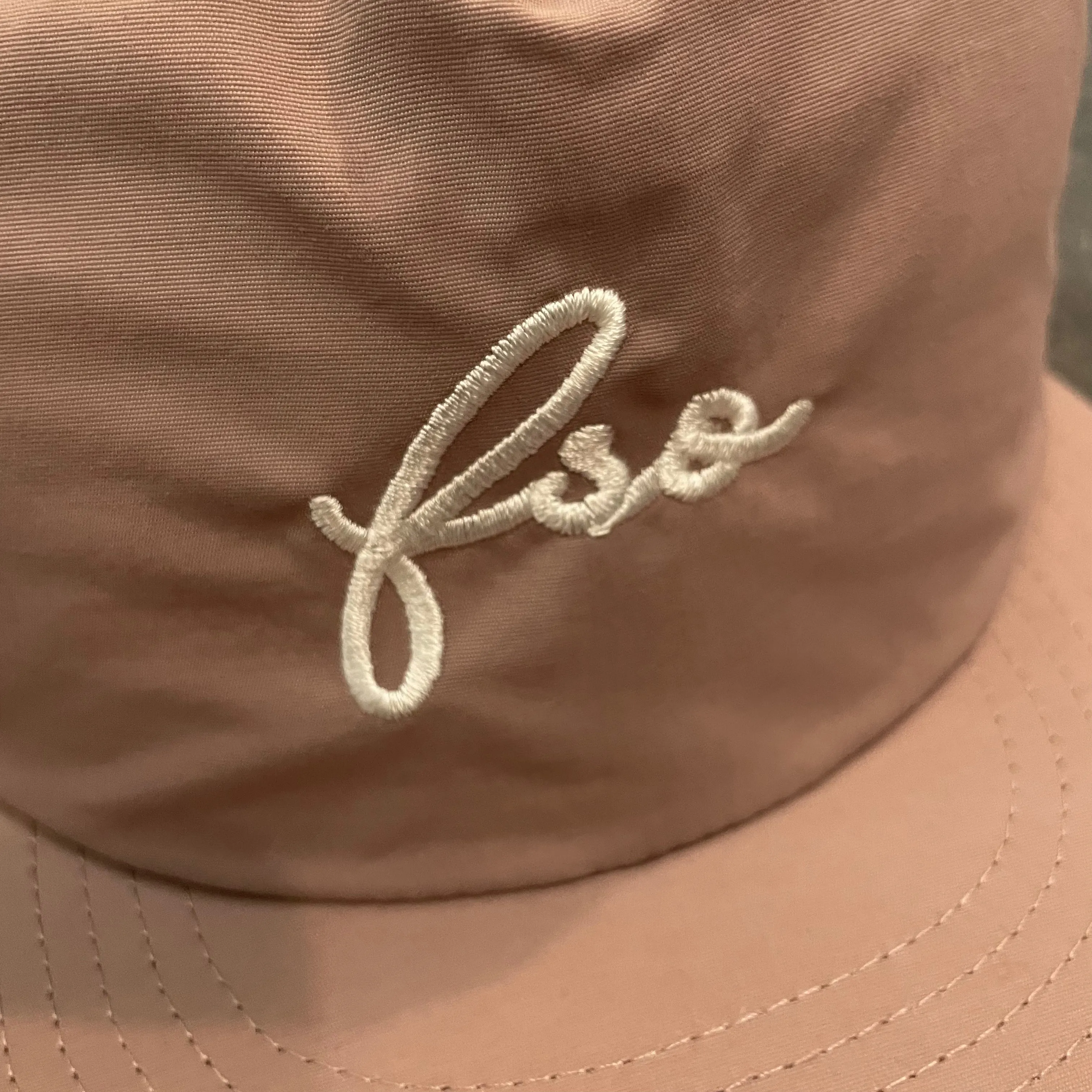561 Hat Relaxed Nylon FSO Script Hazy Pink