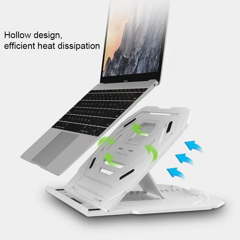 Adjustable Cooling Stand for Notebooks Macbooks Ipads and Phones - 10 Levels