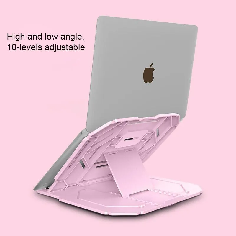 Adjustable Cooling Stand for Notebooks Macbooks Ipads and Phones - 10 Levels