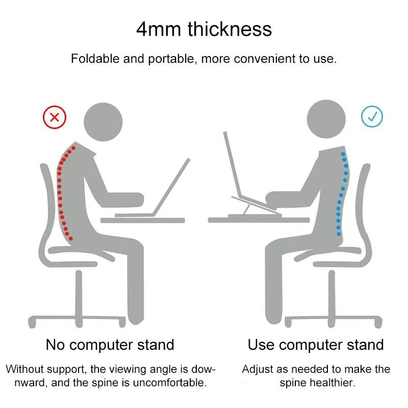 Adjustable Notebook Stand for Improved Cooling and Comfort