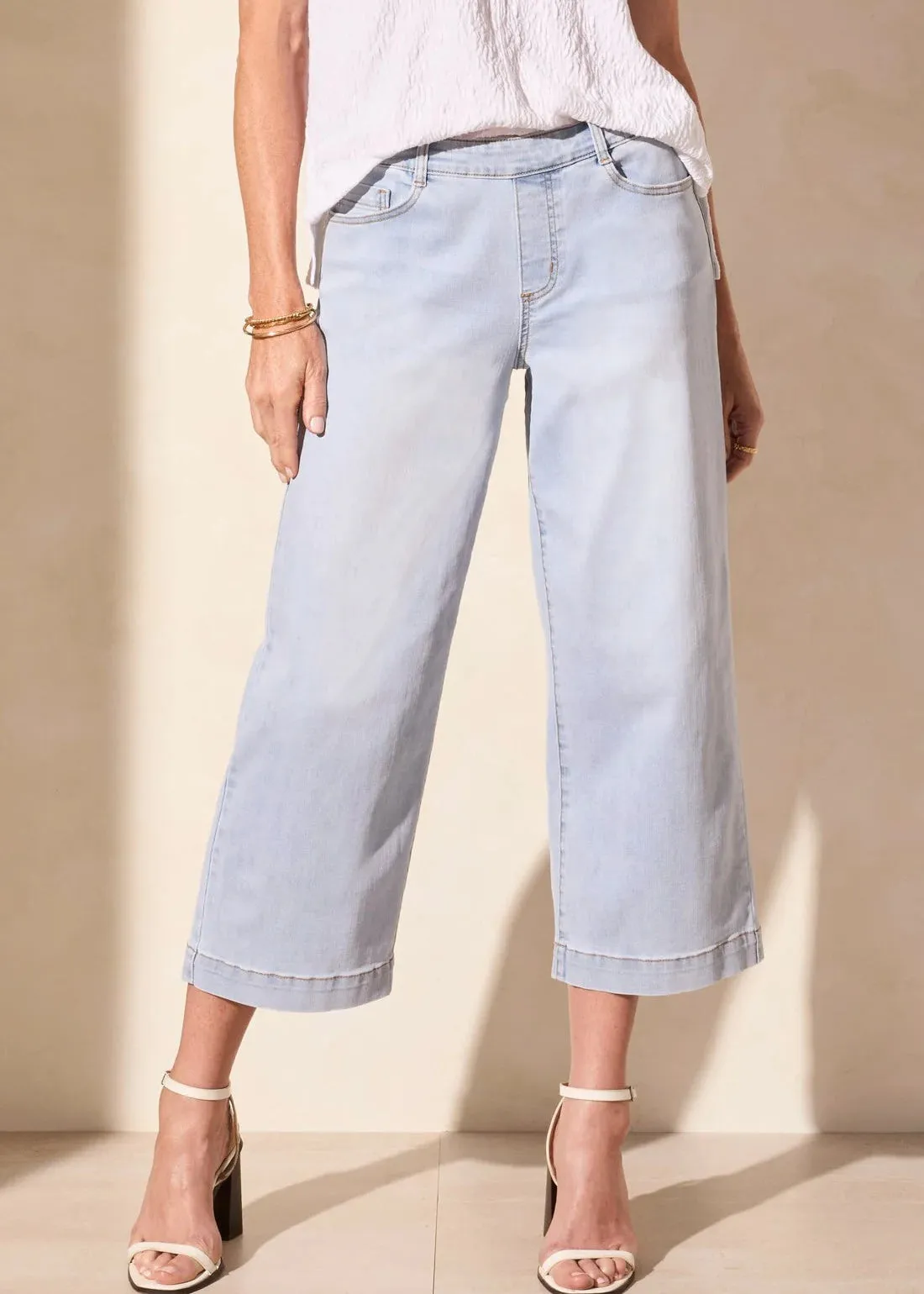 Audrey Pull On Flare Jeans [LT Surf-5708O]