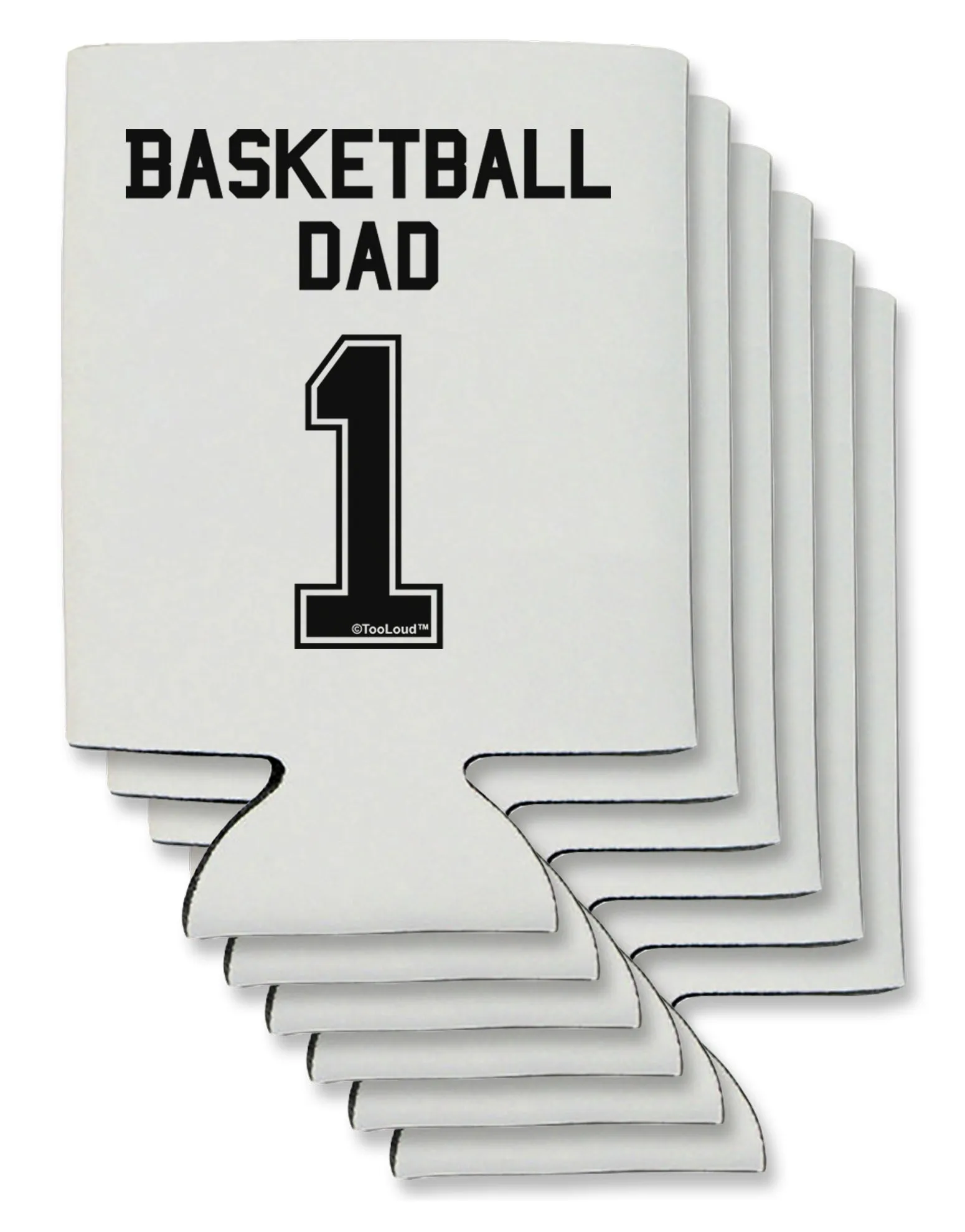 Basketball Dad Jersey Can / Bottle Insulator Coolers by TooLoud