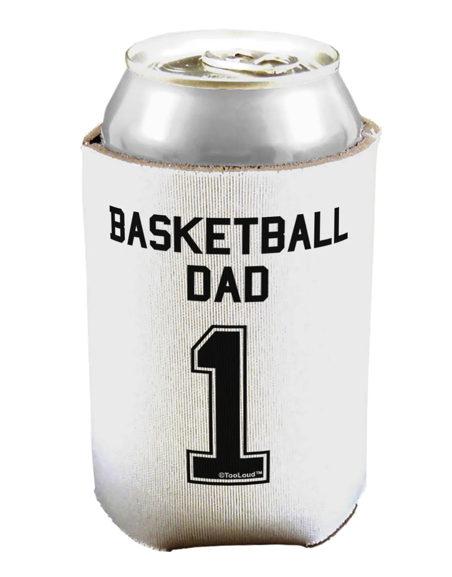 Basketball Dad Jersey Can / Bottle Insulator Coolers by TooLoud