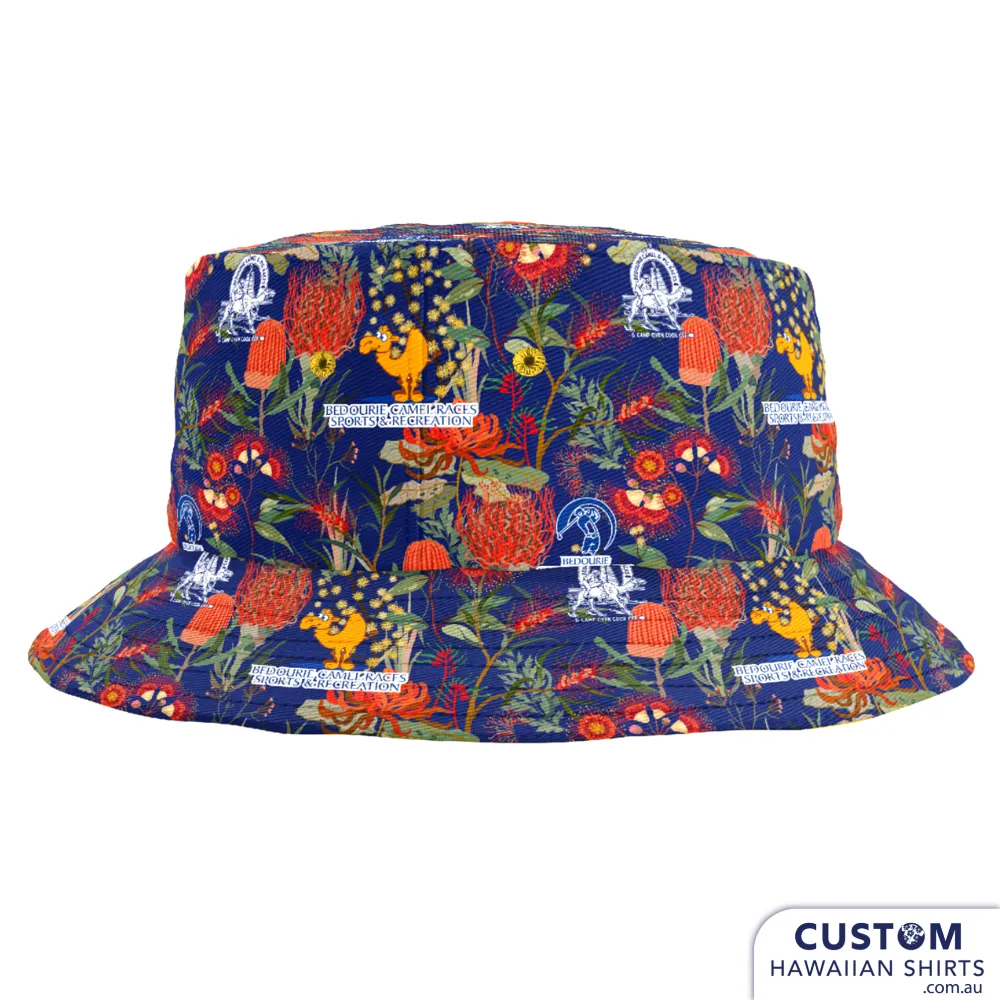 Bedourie Golf & Leisure Club, QLD - Camel & Pig Races - Bucket Hats