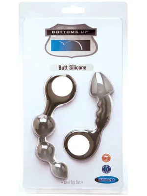 BOTTOMS UP BUTT SILICONE ANAL TOY SET