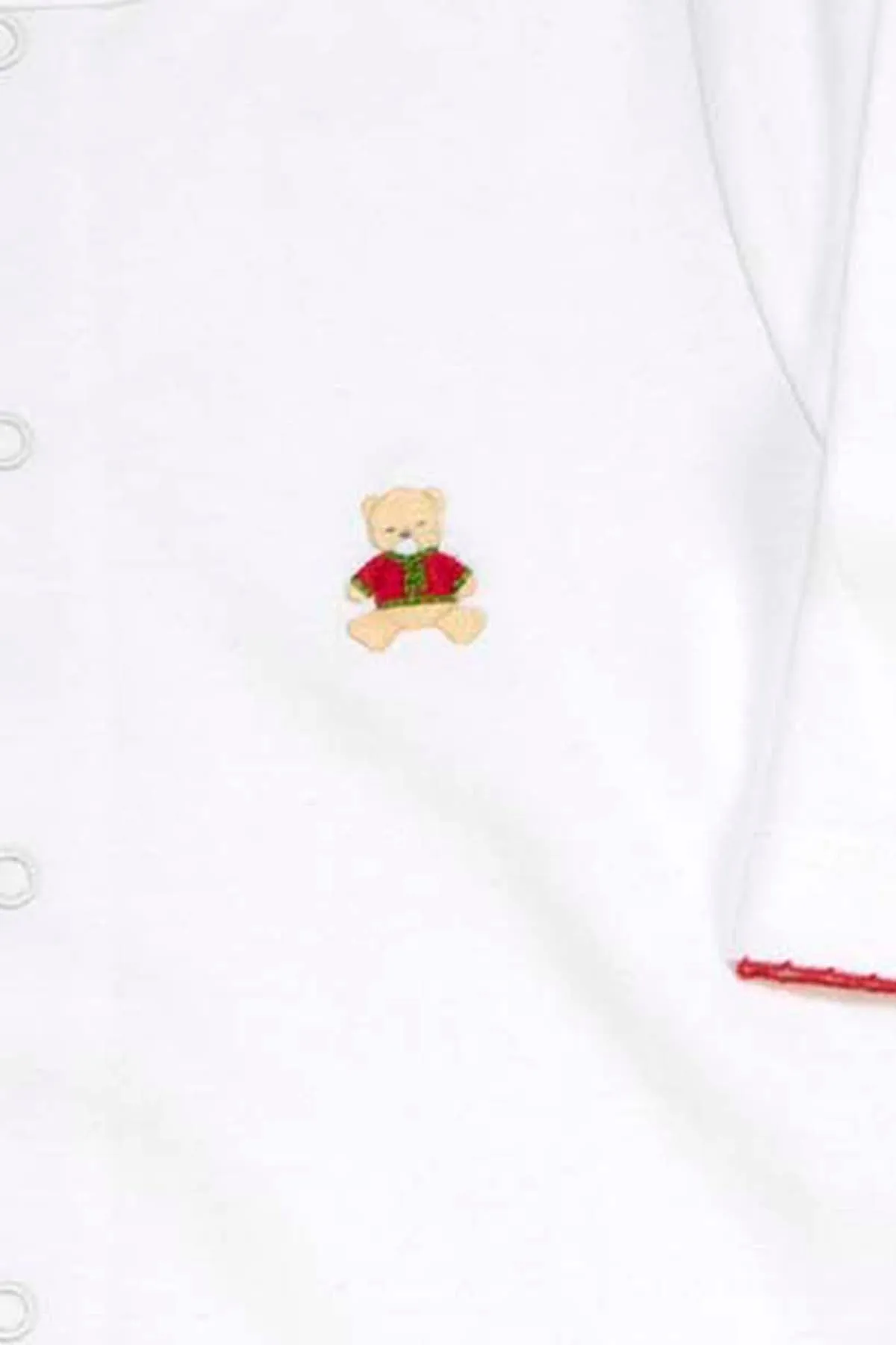Christmas Bear Convertible Gown, White