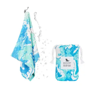 Dock & Bay - Cooling Gym Towel - Take A Dip Blue