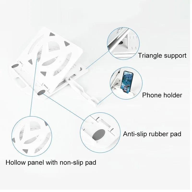 Enhanced Laptop Cooling Stand - Versatile and Efficient