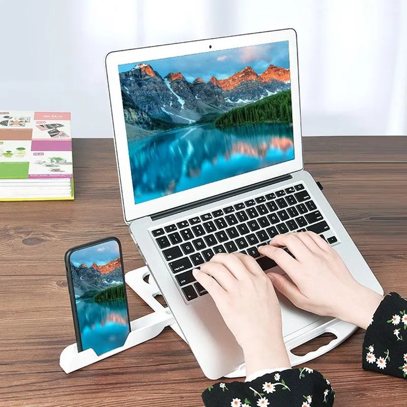 Enhanced Laptop Cooling Stand - Versatile and Efficient