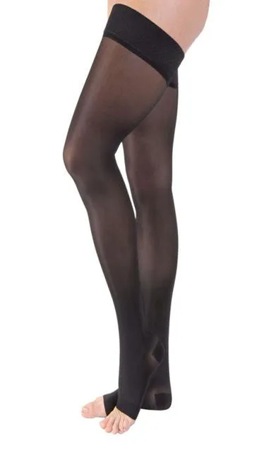 JOBST® Women Ultrasheer OPEN TOE Thigh  High with Silicone Dot Band