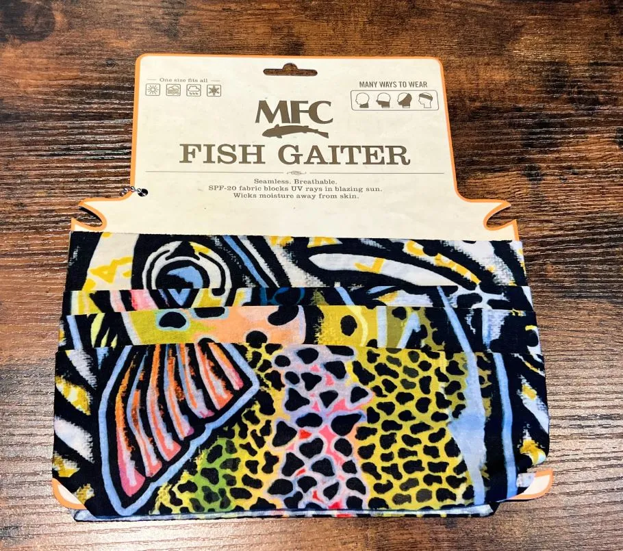 MFC Fish Gaiter - Estrada's Rainbow Trout Graffiti