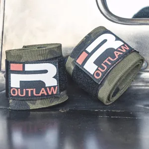 Outlaw Wrist Wraps (Green Camo)