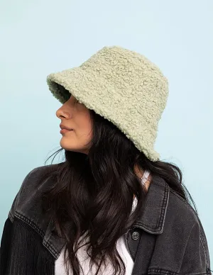 Ryan Suede   Sherpa Reversible Bucket Hat