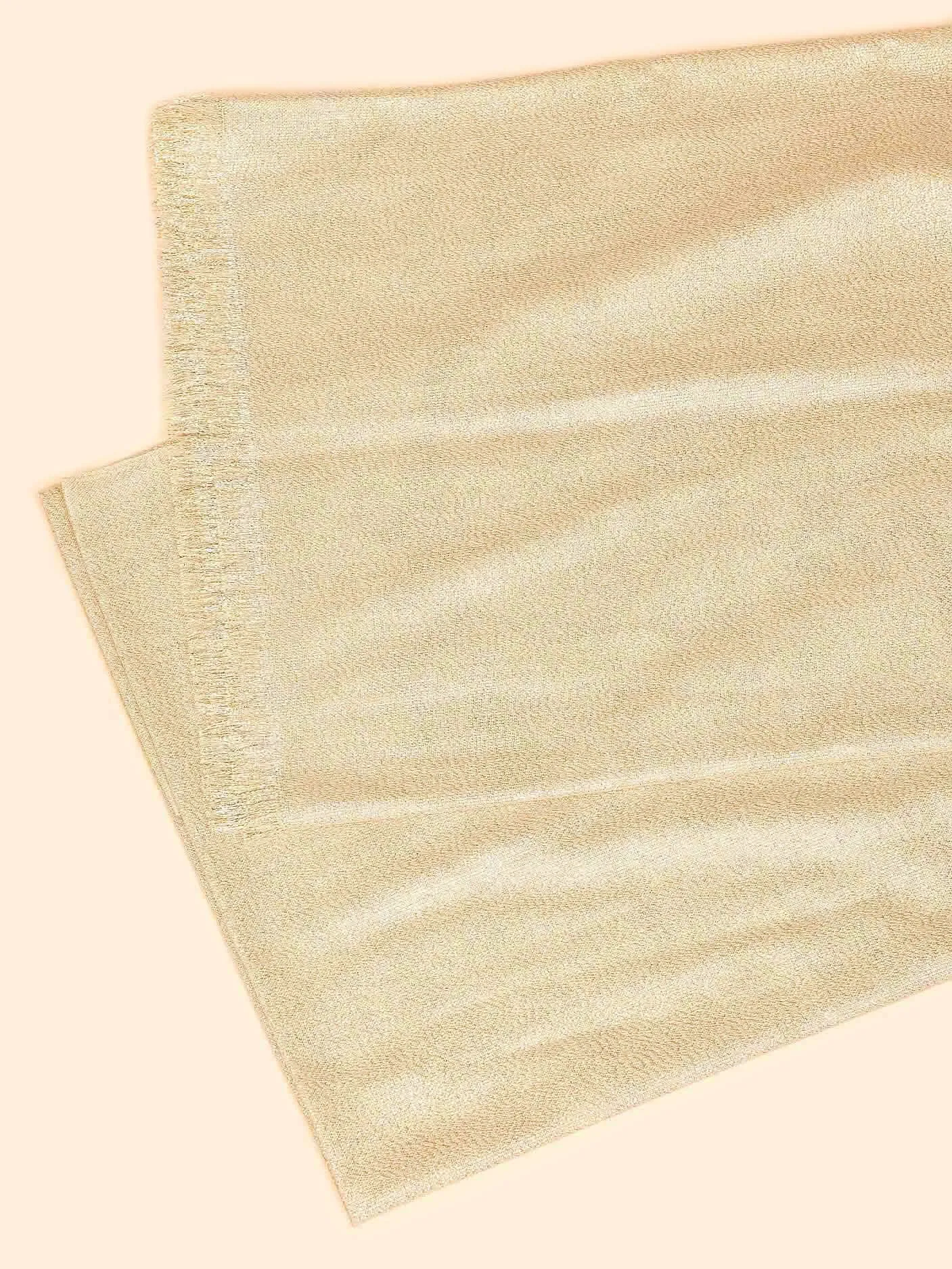 Shimmer Viscose Scarf - Golden