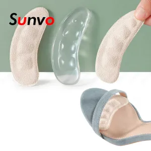 Silicone Pads for Women&#39;s Shoes Non-slip Inserts Self-adhesive Forefoot Heel Gel Insoles for Heels Sandals Anti-Slip Foot Pad