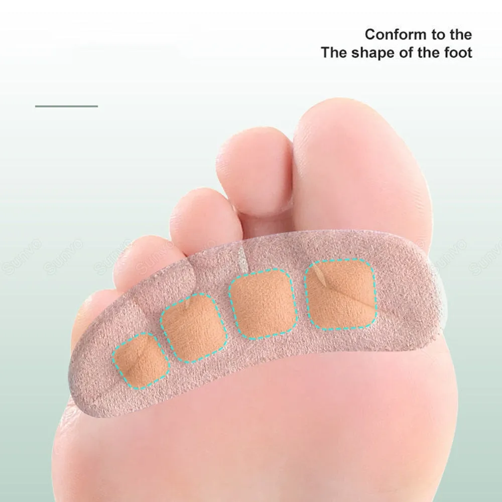 Silicone Pads for Women&#39;s Shoes Non-slip Inserts Self-adhesive Forefoot Heel Gel Insoles for Heels Sandals Anti-Slip Foot Pad