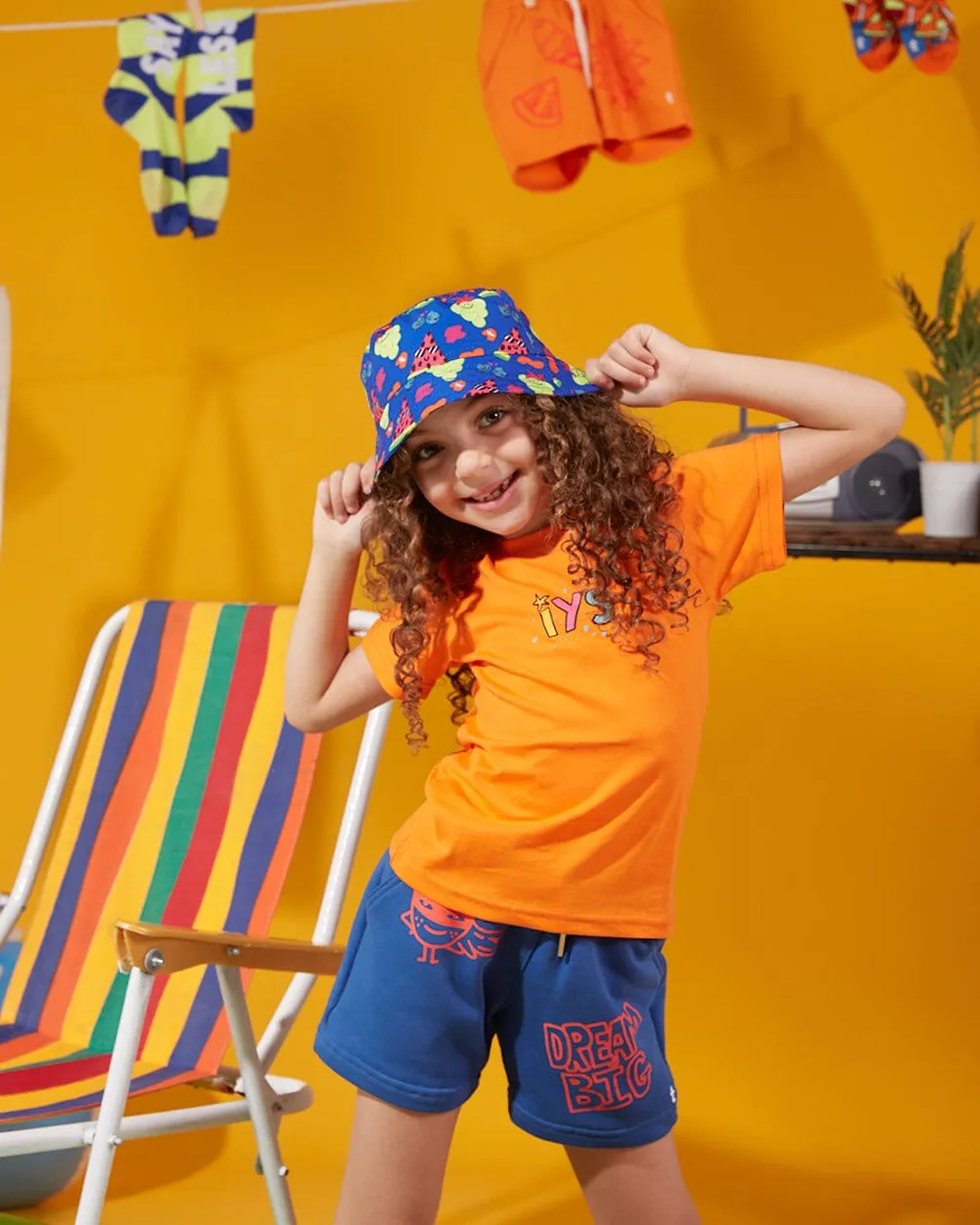 Smiley Grapes Kids Bucket Hat