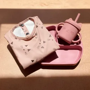 Suction Plate, Straw Cup & Cape Smock