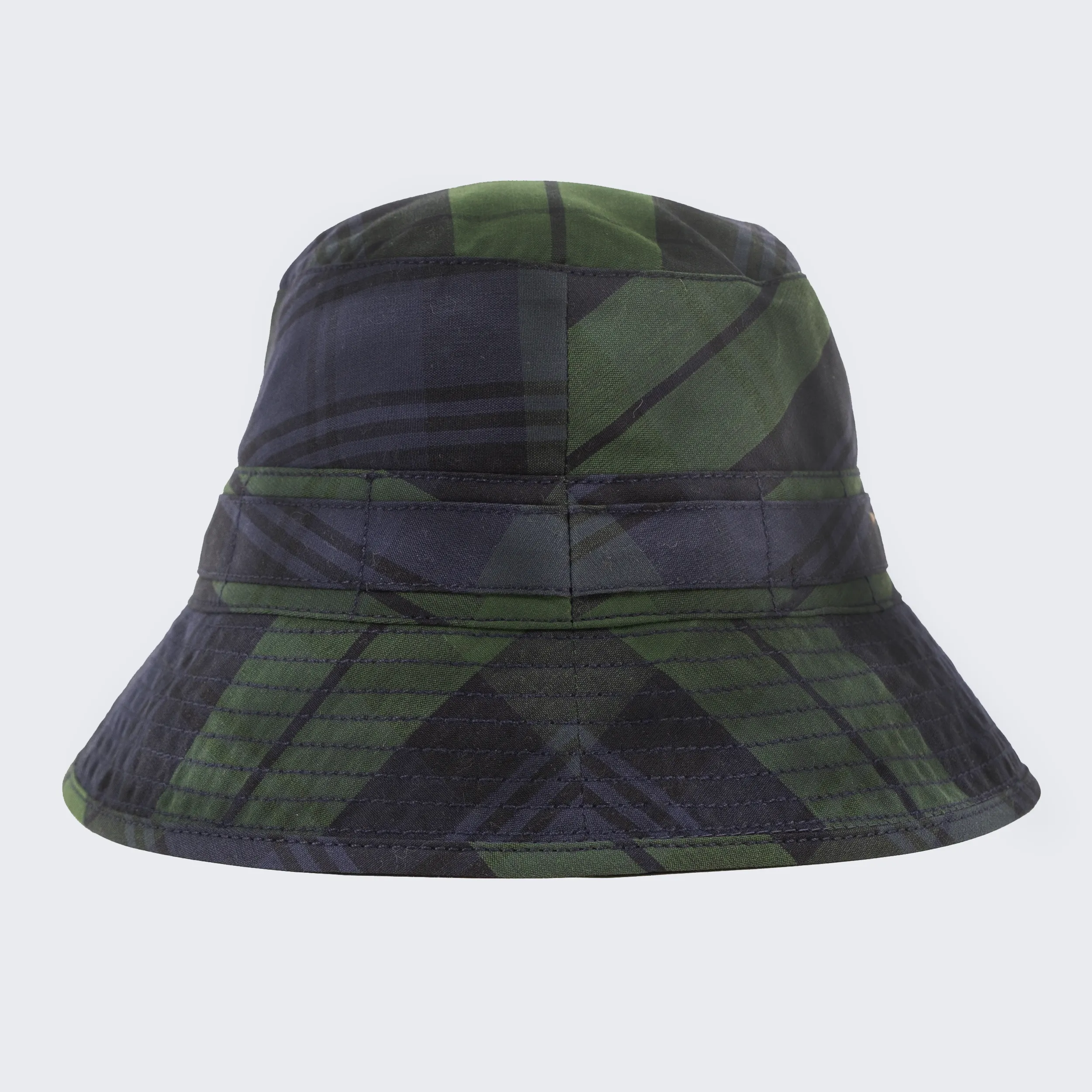 THE CHECKED WAX BUCKET HAT