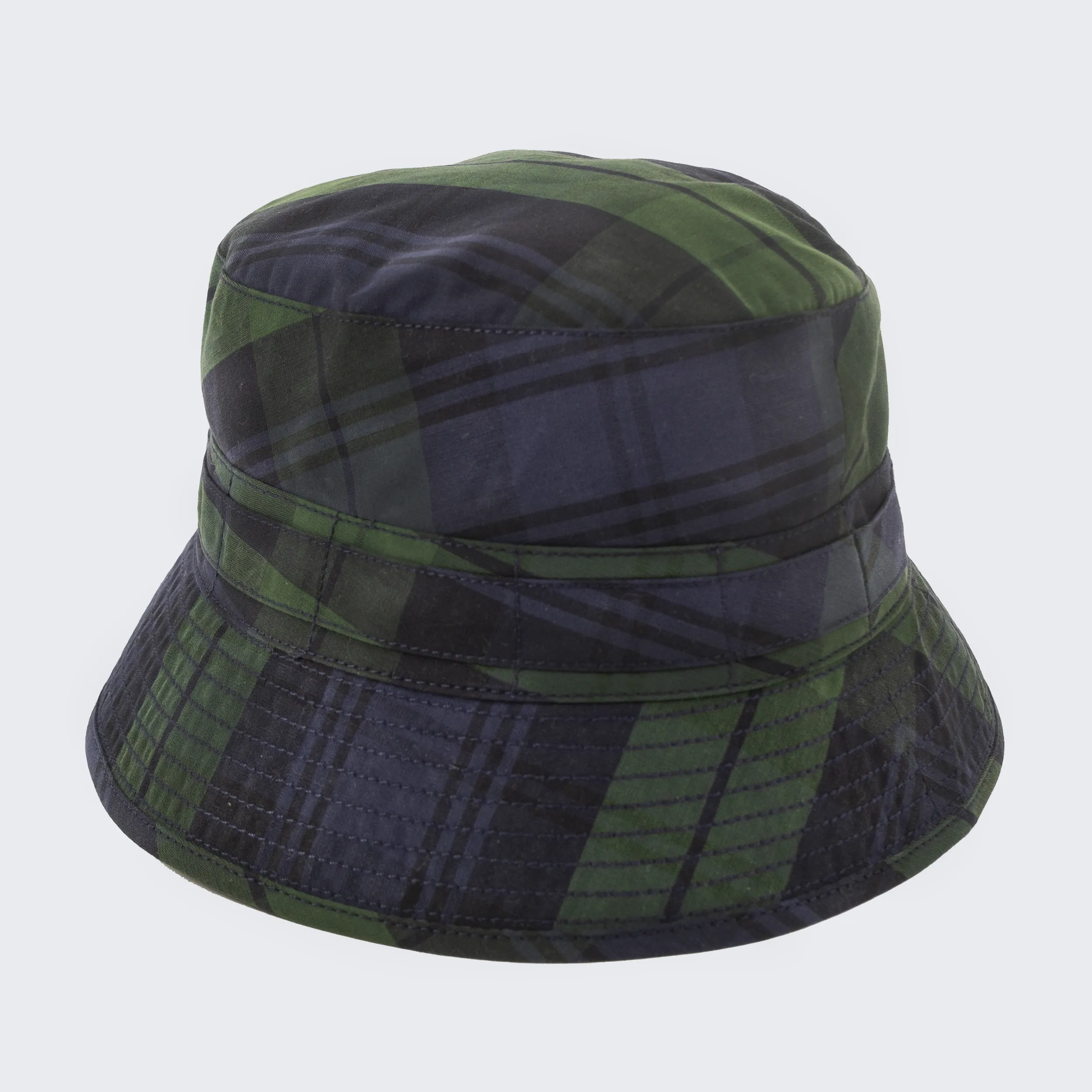 THE CHECKED WAX BUCKET HAT