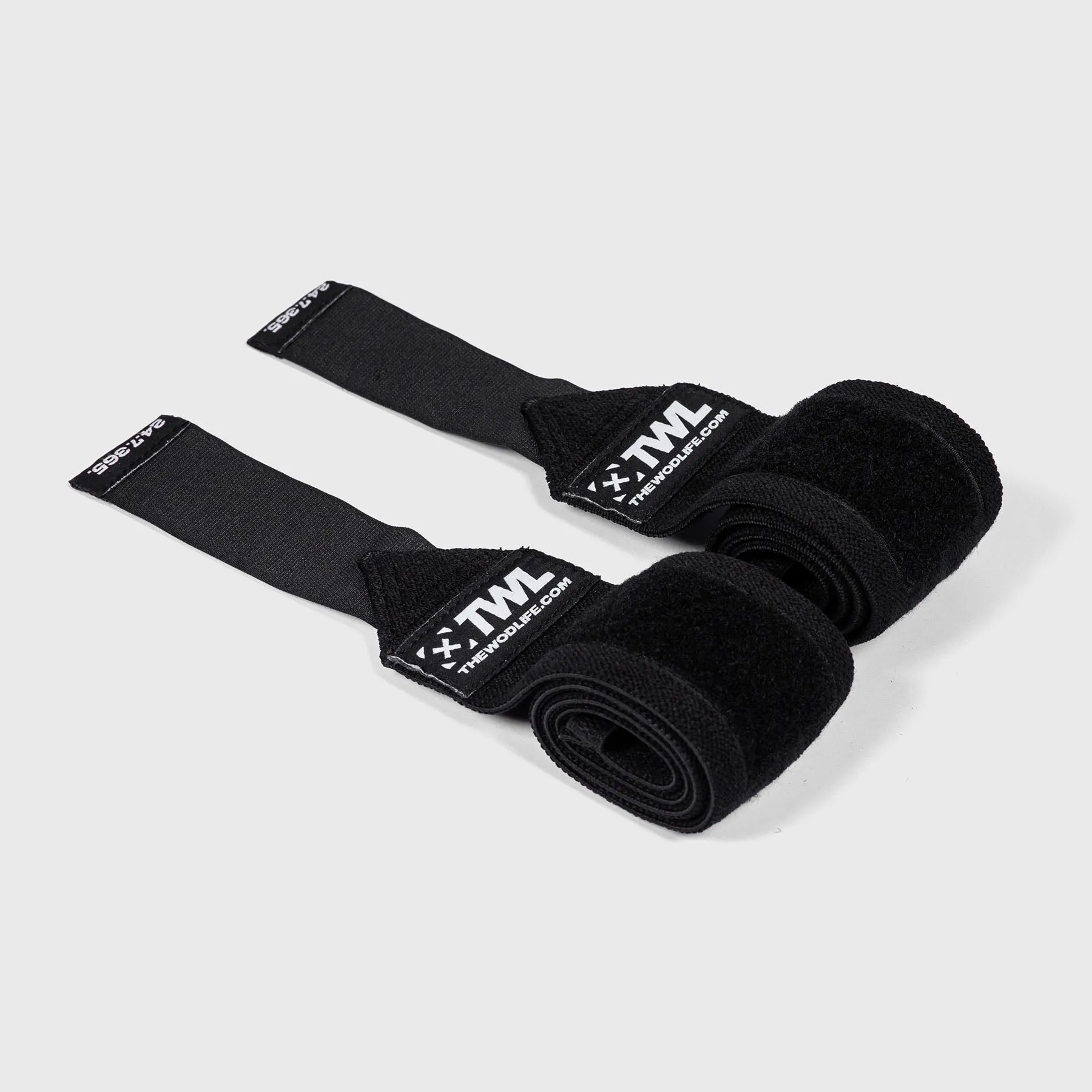 TWL - HEAVY ELASTIC WRIST WRAPS - BLACK