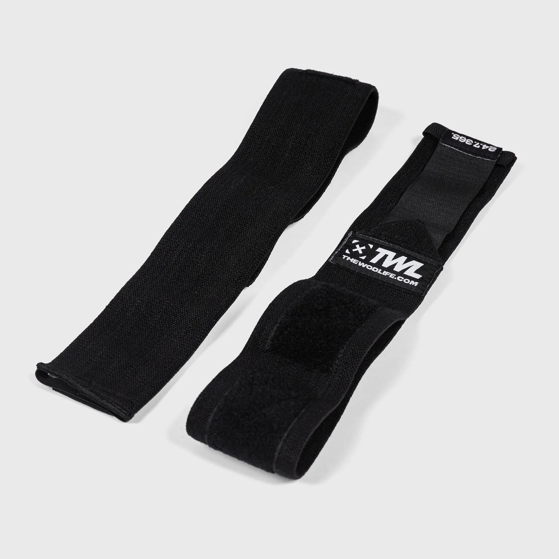 TWL - HEAVY ELASTIC WRIST WRAPS - BLACK