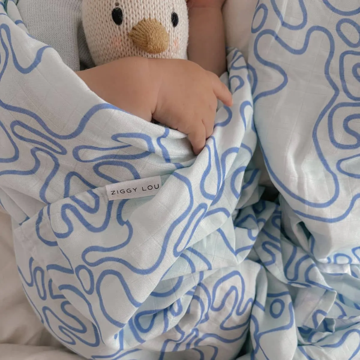 Ziggy Lou Muslin Swaddle - Zen
