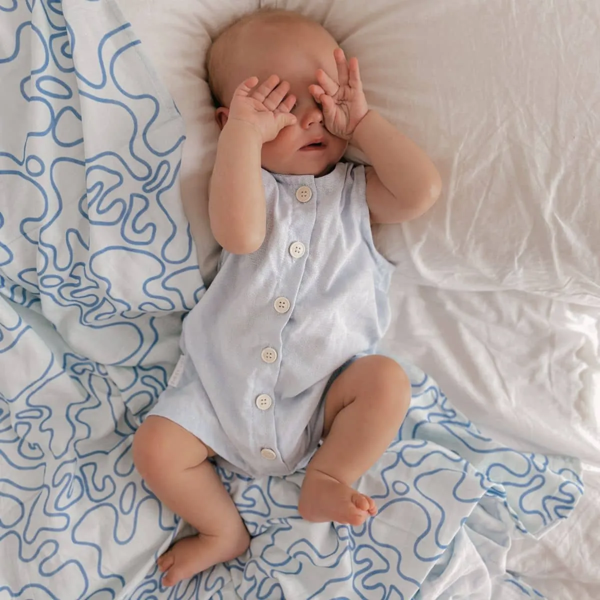 Ziggy Lou Muslin Swaddle - Zen