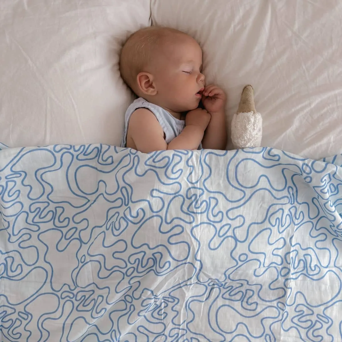 Ziggy Lou Muslin Swaddle - Zen